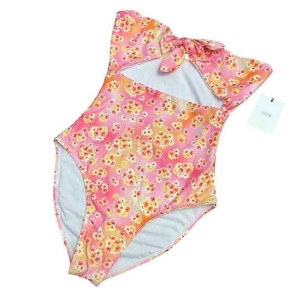Onia | Marie One Piece Front Tie Swimsuit - Picture 1 of 9